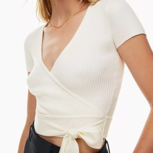 NWT Wilfred All Tied Up Top in Light Birch